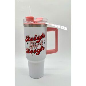 Sleigh Girl Sleigh Viral Holiday Tumbler Christmas RARE Large Hot Cold 40oz NEW